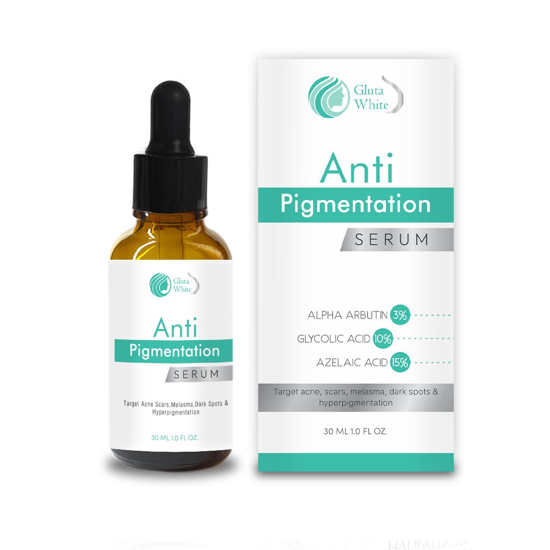 Gluta White anti pigmentation serum with natural ingredients